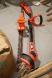 Black & Decker Electric Weed Eater & Electric Hedgetrimmer