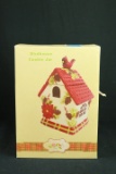 Bird House Cookie Jar In Box