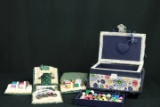 2 Sewing Boxes & Contents