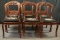 6 Antique Chairs With Needlepoint Seats