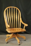 Modern Oak Office Chair
