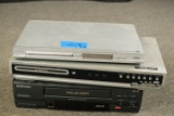 2 DVD Players & VHS Players