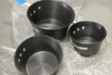 3 Caphalon Pots Of Various Sizes