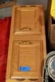 2 Door Oak Cabinet
