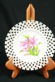 Betsons Reticulated Hand Painted Plate