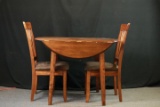 Drop Leaf Table & 2 Chairs