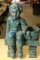 Boy On Bench Figurine