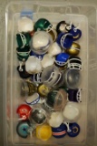 Assorted Bubble Gum Machine Football Mini Helmets
