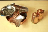 Copper Cake Molds & Copper Salt/Pepper Shakers