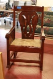 Rocker With Woven Seat