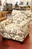 Paisley Upholstered Arm Chair