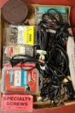 Box Of Misc. Nails & Cords