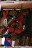 Box Of Pipe Wrenches & Clamps