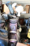 Set Of Golf Clubs In Bag