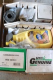 2 Carburetors In Box, Misc. Parts