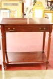 Mahogany Hall Table With Drawer