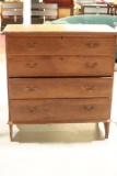Early 19th Century Pine Mule Chest