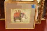 Framed Elephant Picture