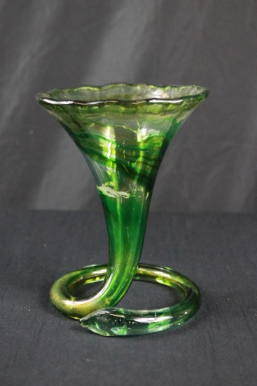 Green Blown Artglass