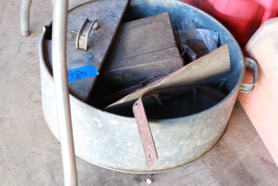 Old Oil Pan, Shell Box, & SMV Sign