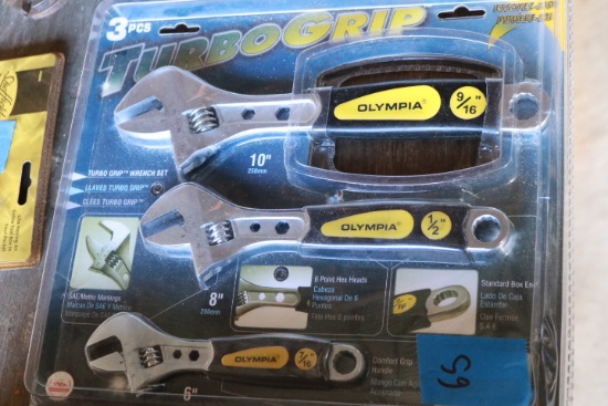 Olympia 3 Pc. Adjustable Wrench Set