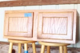 2 Door Oak Wall Cabinet
