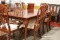 Queen Anne Style Dining Table & 8 Chairs