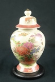 Japanese Covered Vase On Stand