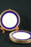 5 Mintons Gold Trimmed Plates