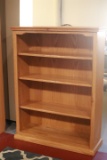 Oak Finish Book Case