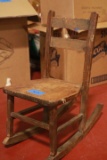 Handmade Childs Rocking Chair