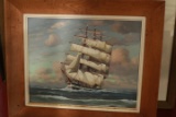 3 Framed Ship Prints