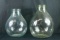 2 Large Glass Water Jugs