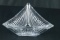 Triangle Shaped Glass Vase