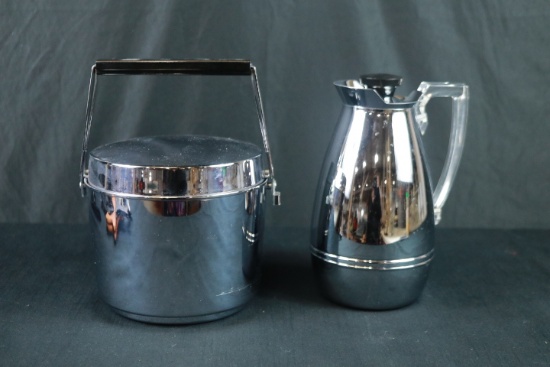 Coffee Pitcher & Ice Bucket With Strainer