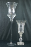 Glass Vase & Glass Candle Holder