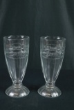 2 Coca Cola Glasses