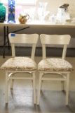 Pair Of White Chairs