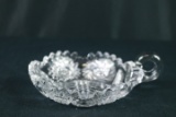 Crystal Handled Dish