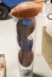 Vase, 3 Footballs