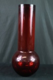 Ruby Glass Vase