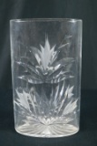 Signed Crystal Vase