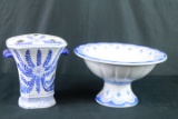 2 Pieces Of Blueware