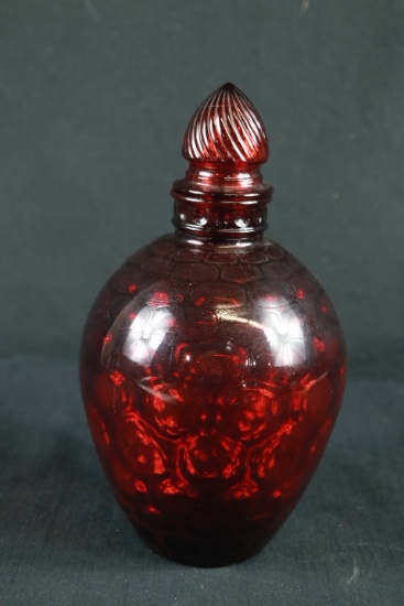 Ruby Glass Decanter