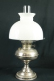 Oil Lamp With Glass Shade