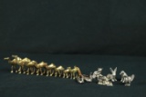 15 Brass Animal Figurines