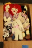 Box Of Dolls & Stuffed Animals