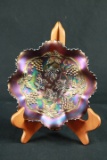Northwood Carnival Glass Fluted Bowl