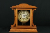 Ingraham Oak Mantle Clock