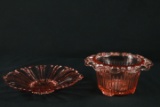 2 Depression Glass Bowls